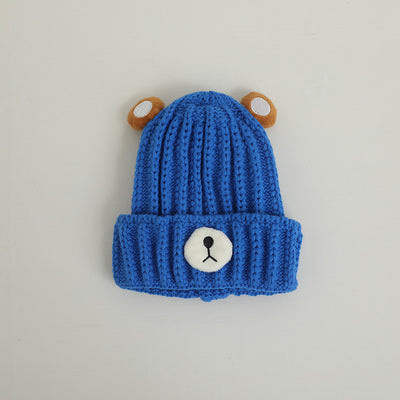 Gorro de Lana Tejido con Diseño de Osito en Colores Pastel - Image 29