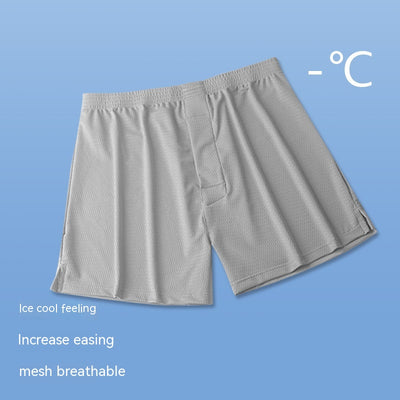 Bóxer Hombre Malla Transpirable Ice Silk Suelta - Image 11