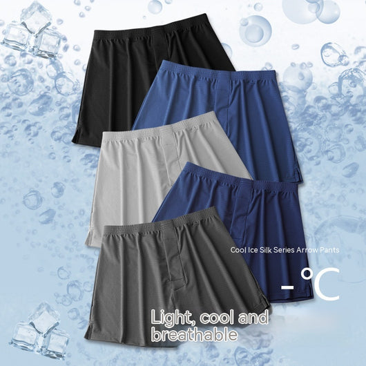 Bóxer Hombre Malla Transpirable Ice Silk Suelta - Image 15