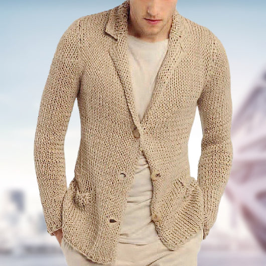 Cardigan de Cuello Alto Elegante - Suéter Manga Larga - Image 13