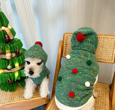 Suéter Navideño Acolchado con Capucha para Mascotas - Abrigo Cálido para Perros - Image 16
