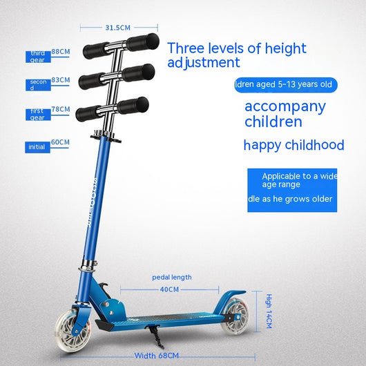 Caminador Scooter de Aleación de Aluminio para Niños - Image 13
