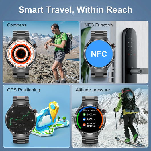 Reloj Inteligente con Monitor Cardíaco, Oxígeno en Sangre y Llamadas Bluetooth - Image 24