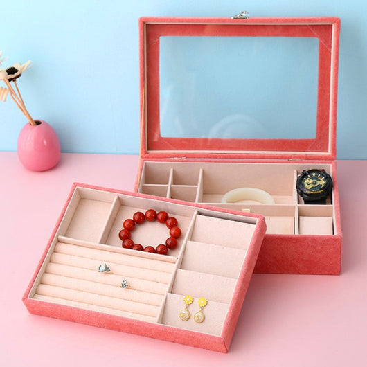 Caja Organizadora de Joyas Ice Flower con Terciopelo - Almacenamiento Elegante para Todas tus Piezas - Image 8