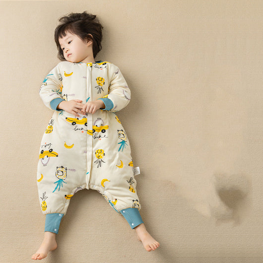 Saco de Dormir para Bebé de Algodón Puro Acolchado con Control de Temperatura - Image 17