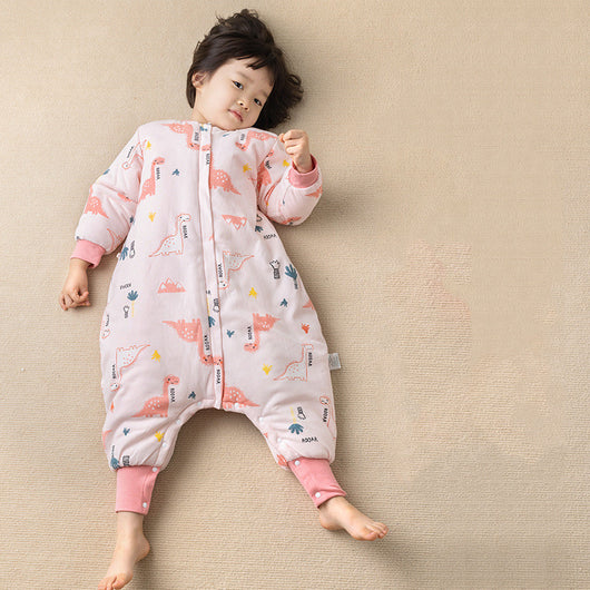 Saco de Dormir para Bebé de Algodón Puro Acolchado con Control de Temperatura - Image 25
