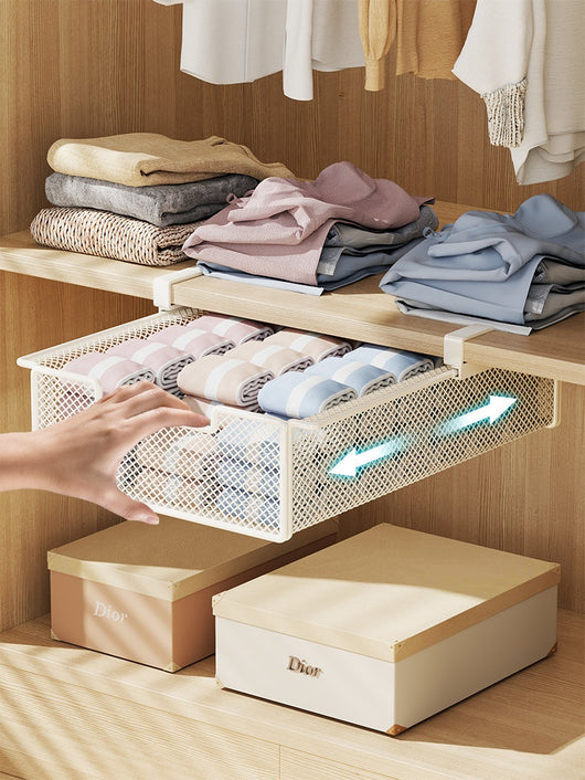 Organizador Colgante de Hierro Forjado con Cajones - Estantería Multicapa para Ropa - Image 18