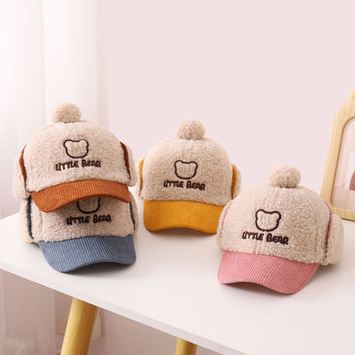 Gorra de Visera Acolchada para Niñas con Costuras Decorativas