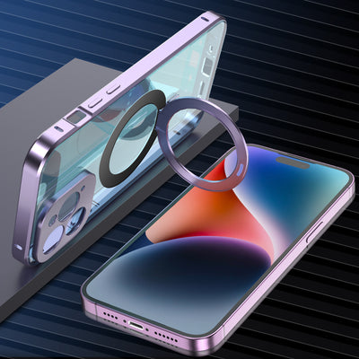 Funda Transparente con Soporte Magnético Plegable para Celular - Image 20
