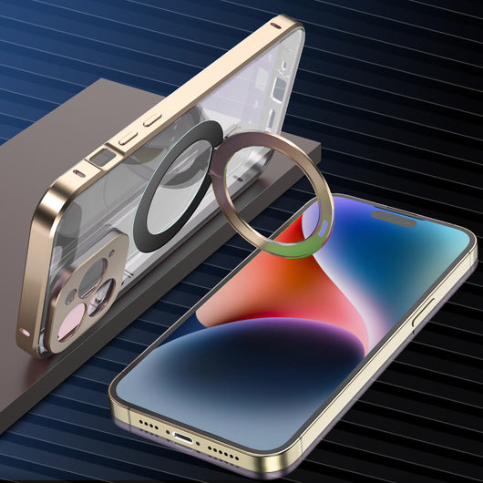 Funda Transparente con Soporte Magnético Plegable para Celular - Image 22