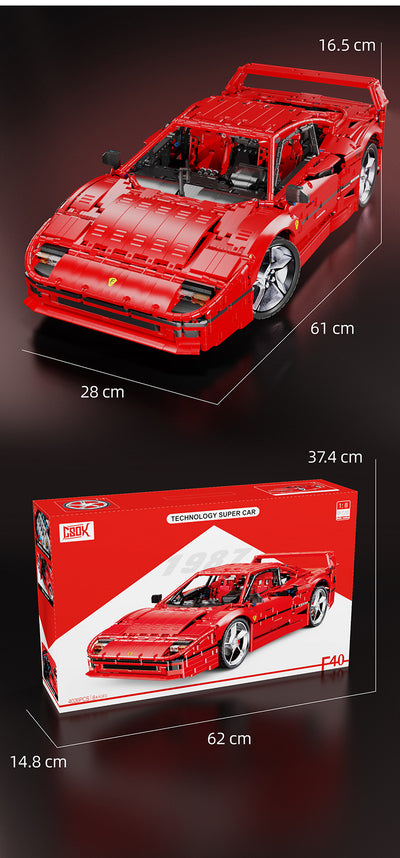 Modelo de Auto Deportivo de Tecnología con Bloques de Construcción de Precisión - Image 8