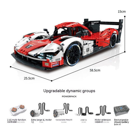 Auto de Carreras 963 Modelo Armable - Bloques de Construcción Alta Dificultad - Image 13