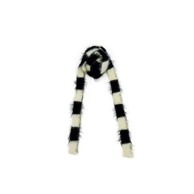 Bufanda Delgada de Rayas Tipo Visón para Mujer - Accesorio Elegante y Versátil - Image 15