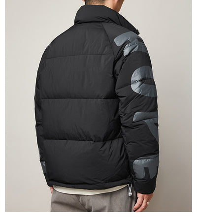 Chaqueta Acolchada para Hombre con Estampado Contraste - Image 10