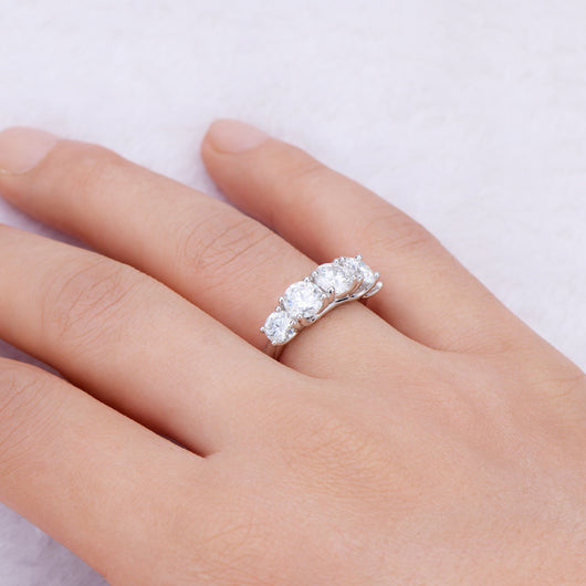 Anillo de Moissanita Lujo Europeo Plata 925 - Diseño Contemporáneo Premium - Image 10