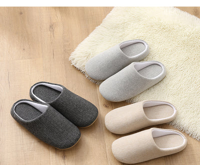 Pantuflas Cálidas de Algodón Negro para Hombre - Antideslizantes y Cómodas - Image 15