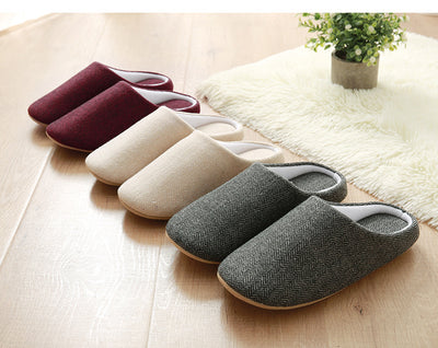 Pantuflas Cálidas de Algodón Negro para Hombre - Antideslizantes y Cómodas - Image 16