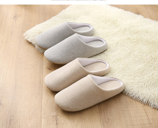 Pantuflas Cálidas de Algodón Negro para Hombre - Antideslizantes y Cómodas - Image 20