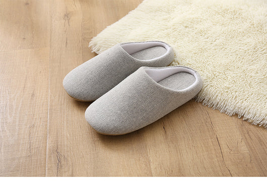 Pantuflas Cálidas de Algodón Negro para Hombre - Antideslizantes y Cómodas - Image 21