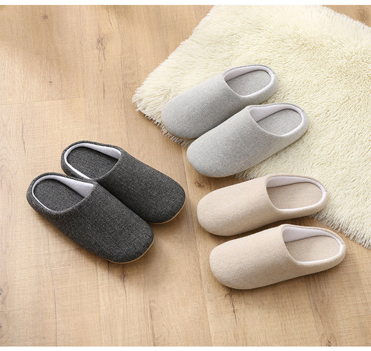 Pantuflas Cálidas de Algodón Negro para Hombre - Antideslizantes y Cómodas - Image 23