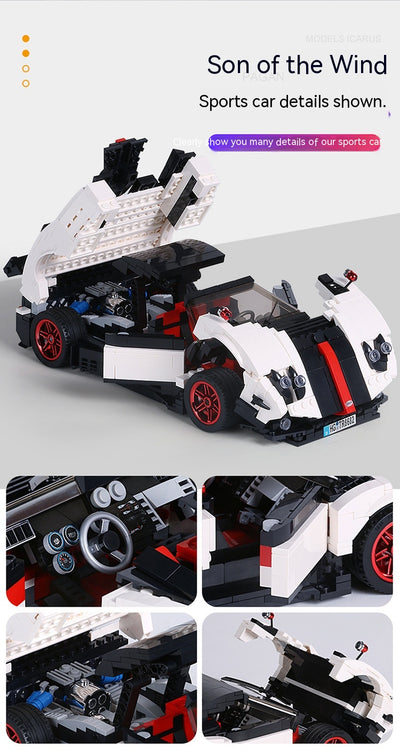 Auto de Carreras GTR 911 Sports para Armar - Juguete DIY Educativo Infantil - Image 25