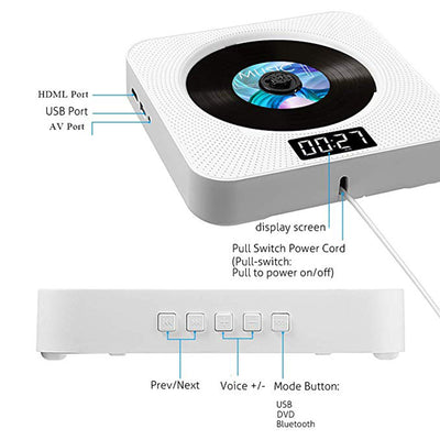Reproductor de DVD y CD Montable en Pared con Calidad HD - Image 25