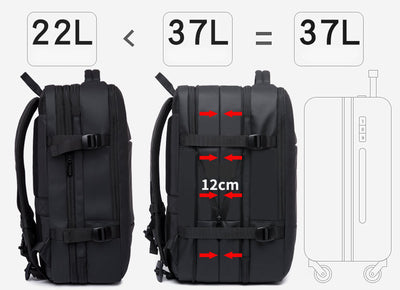 Mochila de Negocios Plegable Gran Capacidad Impermeable para Viajes - Image 15
