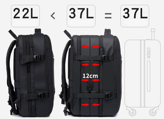 Mochila de Negocios Plegable Gran Capacidad Impermeable para Viajes - Image 15