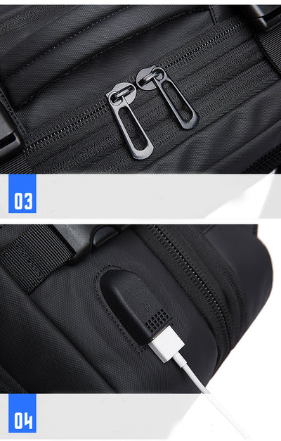 Mochila de Negocios Plegable Gran Capacidad Impermeable para Viajes - Image 21