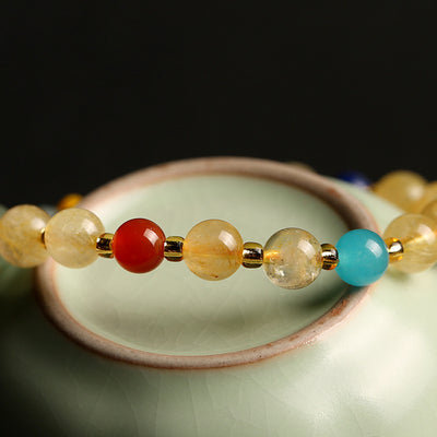 Joya de Cristal de Oro Natural Brasileño - Diseño Exclusivo Multiusos - Image 2