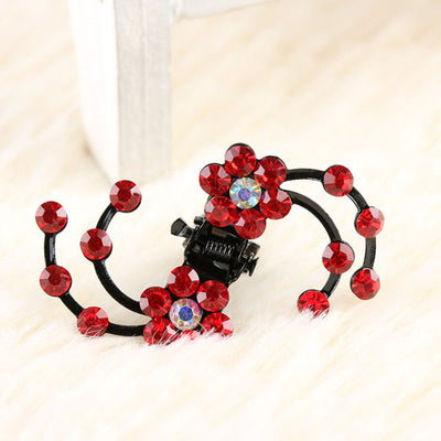 Pinza para Cabello para Niñas - Flor con Brillantes - Image 5