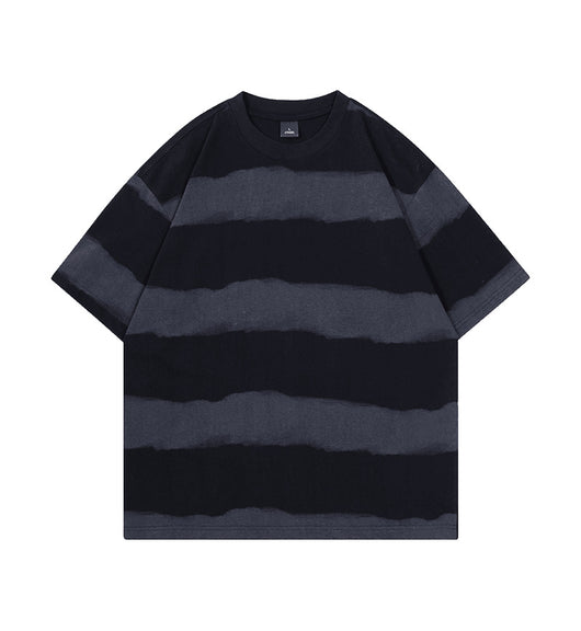 Playera de Algodón para Hombre con Diseño Tie-Dye y Rayas - Image 10