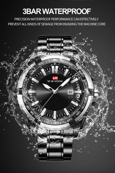 Reloj Deportivo de Acero Inoxidable con Esfera Luminosa - Image 19