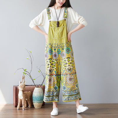 Pantalones Denim Estampados de Pierna Ancha - Image 2