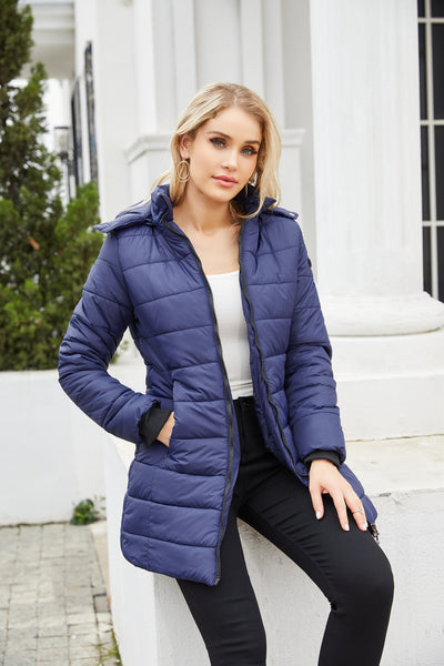 Chaqueta Acolchada Impermeable de Manga Larga - Image 16