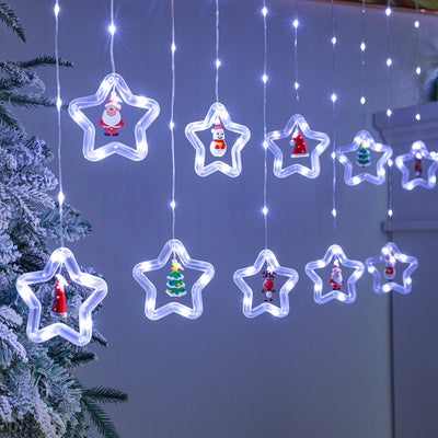 Cadena de Luces Navideñas para Cortinas - Image 12