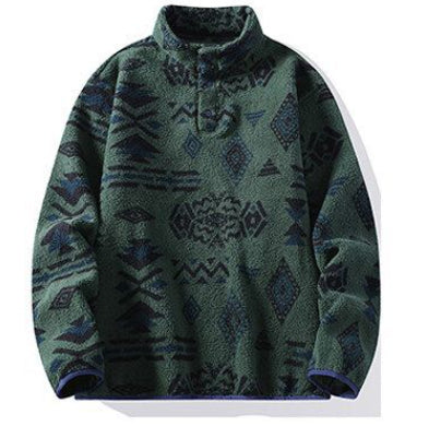 Polo Retro Tie-Dye con Cuello Alzado para Hombre - Image 4