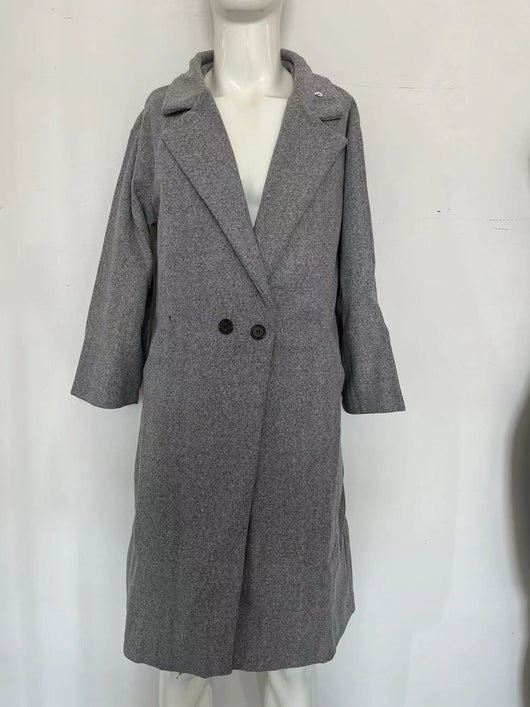Abrigo Largo de Lana Premium para Mujer - Estilo Europeo y Americano - Image 13