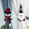Hebillas Decorativas Navideñas Bosque Clásico para Cortinas