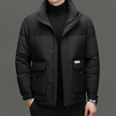 Chaqueta de Plumas con Cuello Alto para Hombre - Abrigo Invernal Premium - Image 9