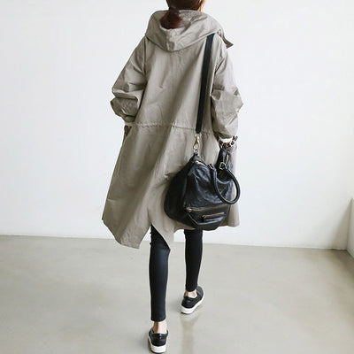 Cortavientos Oversized Estilo Coreano Slim para Mujer - Image 17