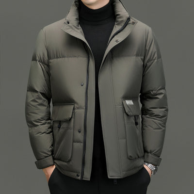 Chaqueta de Plumas con Cuello Alto para Hombre - Abrigo Invernal Premium - Image 19
