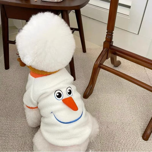 Sudadera Navideña con Transformación de Muñeco de Nieve para Perros - Image 9