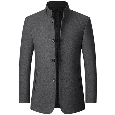 Saco de Lana Zhongshan Ejecutivo para Hombre con Cuello Mao - Image 7