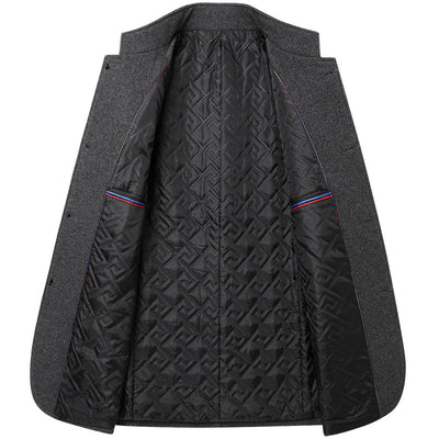 Saco de Lana Zhongshan Ejecutivo para Hombre con Cuello Mao - Image 12