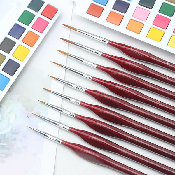 Set de Plumas de Gancho para Delineado de Uñas