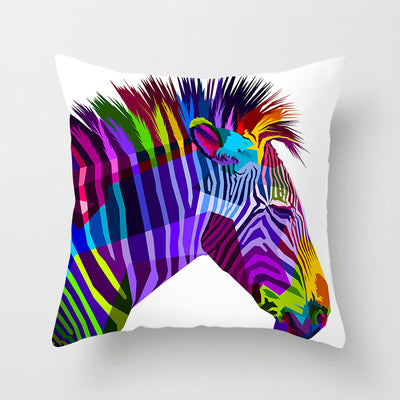 Funda de Almohada Cuadrada con Animales Estilo Nórdico - Image 24