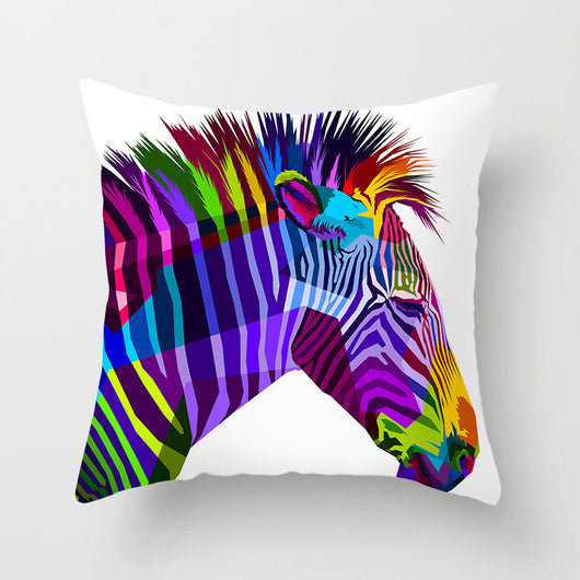 Funda de Almohada Cuadrada con Animales Estilo Nórdico - Image 24