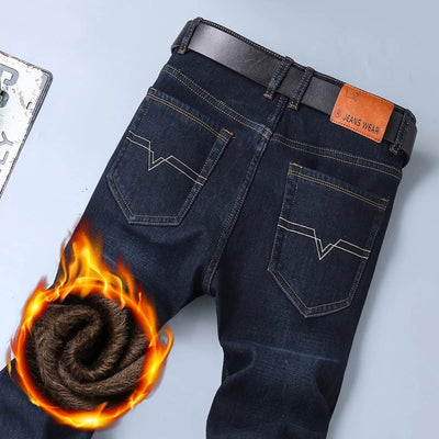 Pantalones Cálidos Holgados de Talle Medio para Hombre - Forro Polar Invierno - Image 14