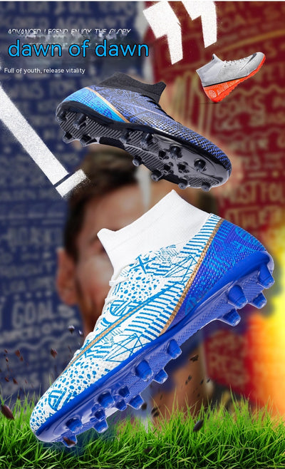 Botines de Fútbol Altos Transpirables para Terreno Firme - Image 15